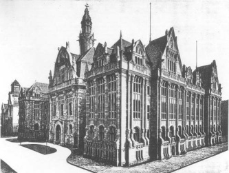 Dsseldorf, der Stahlhof der
                        Stahlwerkverband AG, fertiggestellt im Jahre
                        1908