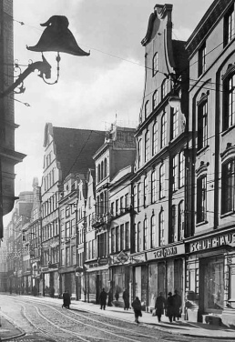 Lübeck 1930er Jahre,
Sandstrasse Lübeck 1930er Jahre,
Sandstrasse