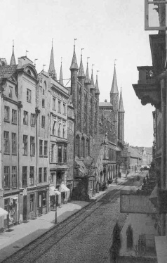 Lübeck 1930er
Jahre, Breite Strasse mit Rathaus Lübeck 1930er Jahre,
Breite Strasse mit Rathaus