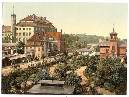 Kieler
                    Schloss um 1900
