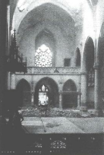 Trmmer in der
                      Gertrudiskirche, 25. August 1943