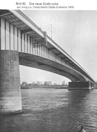 Bild 82: Dsseldorf, Sdbrcke in den
                        1960er Jahren