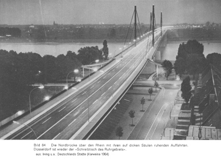 Bild 84: Dsseldorf, Nordbrcke in den
                        1960er Jahren