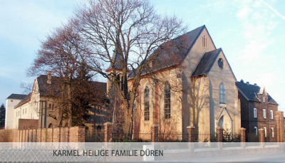 Karmelitinnenkloster, Kirche mit Baum im Jahr
                      2000 ca.