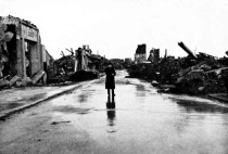 Düren Hochstrasse, Schutthalden 1946 Düren Hochstrasse, Schutthalden 1946