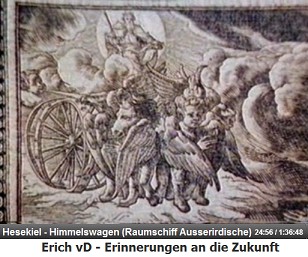 Hesekiel und das Raumschiff, gemalt in der
                  Begrifflichkeit von vor 2000 Jahren
