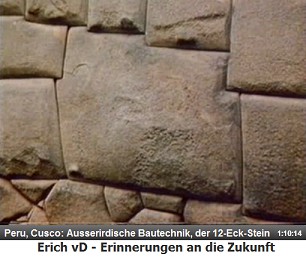 Cusco
                        in Peru, der Stein mit 12 Ecken in der
                        Inka-Steinmauer