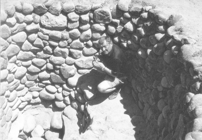 Wasserlochstruktur bei Nasca, Spirale 02 mit
                      D�niken