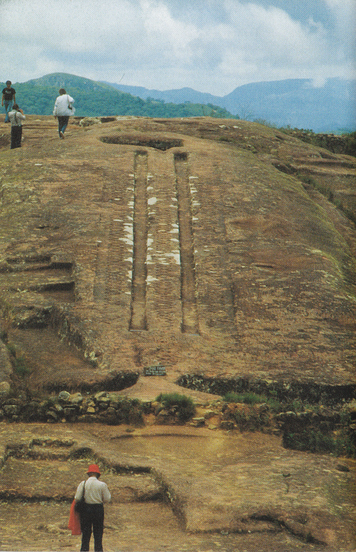Bolivien, Berg "El Fuerte",
              die angebliche Rampe