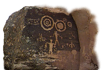 Dibujos
rupestres de los indígenas de Hopi Dibujos rupestres de los
indígenas de Hopi
