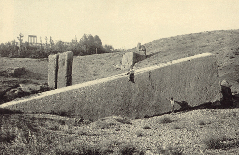 Baalbek, piedra
                            gigante