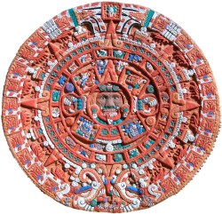 Piedra del sol, calendario,
colorado mayormente en rojo Piedra del sol, calendario,
colorado mayormente en rojo