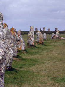 Hileras de menhires de
Lagatjar Hileras de menhires
de Lagatjar