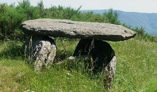 Dolmen en la
región de Tarn (Francia) en el Parque Regional
de la región de Haut Languedoc Dolmen en la región
de Tarn (Francia) en el Parque Regional de la
región de Haut Languedoc
