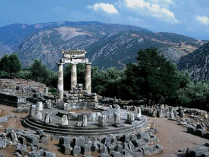 El santuario de Delfos