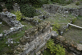 Tebas en Grecia,
                      ruinas