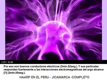 Por eso son buenos conductores el�ctricos
                          (2min.52seg.). Y sus part�culas responden
                          fuertemente a las interacciones
                          electromagn�ticas del argo alcance [?]
                          (2min.59seg.).