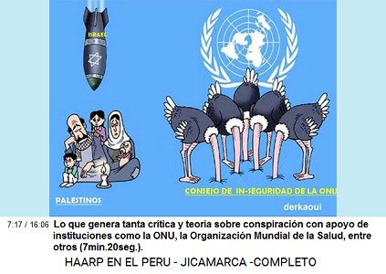 Lo
que genera tanta crítica y teoría sobre
conspiración con apoyo de instituciones como
la ONU, la Organización Mundial de la Salud,
entre otros (7min.20seg.). Lo que genera tanta crítica y teoría
sobre conspiración con apoyo de instituciones
como la ONU, la Organización Mundial de la
Salud, entre otros (7min.20seg.).