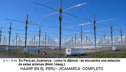En Perú en Jicamarca -
como lo dijimos - se encuentra una estación de
estas antenas (8min.14seg.). En Perú en Jicamarca - como lo dijimos -
se encuentra una estación de estas antenas
(8min.14seg.).