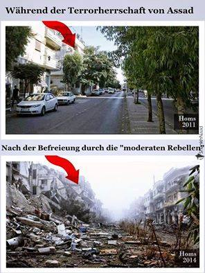 NATO ruins 03 in Syria: Homs
                              before and after, August 20, 2015