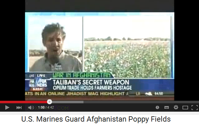 Las tropas
"estadounidenses" de la OTAN
vigilan la producción de drogas en
Afganistán (U.S. Marines Guard Afghanistan
Poppy Fields) Las tropas
"estadounidenses" de la OTAN
vigilan la producción de drogas en
Afganistán (U.S. Marines Guard Afghanistan
Poppy Fields)
