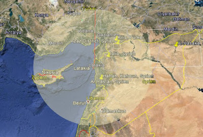 Russland neutralisiert den NATO-Radar in
                          Syrien mit einem Durchmesser von 600km