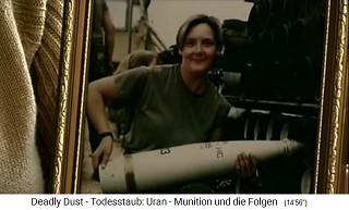 En la guerra de Irak, Jenny Moore
cargó misiles nucleares de la OTAN
("munición de uranio") En la guerra de Irak, Jenny Moore
cargó misiles nucleares de la OTAN
("munición de uranio")