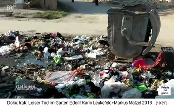 Nasiriya, waste is on the
ground everywhere Nasiriya,
waste is on the ground everywhere