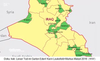 The IL-UNO-NWO study on
deformities in babies in Iraq: 18
districts were selected (map of
central Iraq) The IL-UNO-NWO
study on deformities in babies in
Iraq: 18 districts were selected
(map of central Iraq)