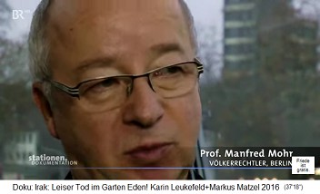 Berlin, Dr. Manfred
                                    Mohr, he is a professor for
                                    International Law of Nations