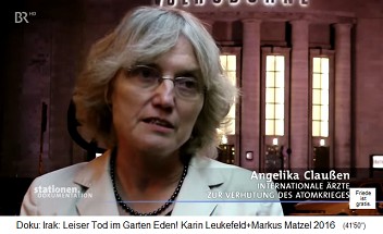 rzte gegen
                                    Atomkrieg, Angelika Claussen