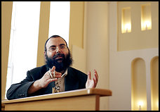 Rabbi Mordechai Sheiner, in Birobidzhan
                          since 2002, portrait