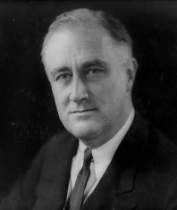 Franklin Delano
                          Roosevelt, Portrait 1933