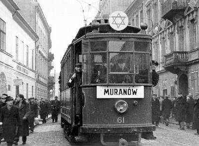 Warschau,
                        Ghetto-Tram