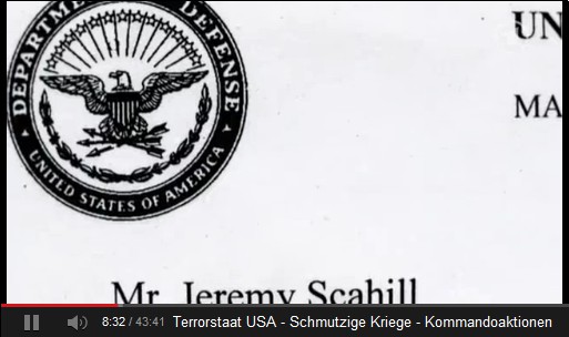 Brief von
                    Wahrheitsjournalist Jerome Starkey an Jeremy
                    Scahill
