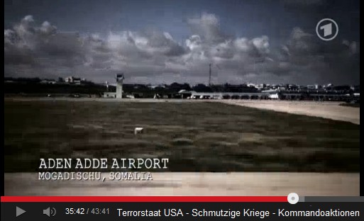 Flughafen von Mogadischu
                    in Somalia