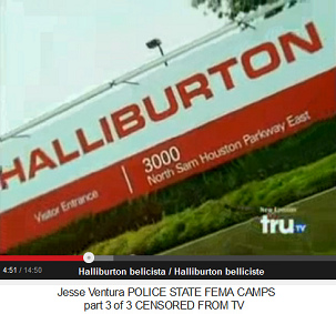 La empresa belicista de Halliburton
                              siempre es parte del juego destructivo en
                              los "EUA"