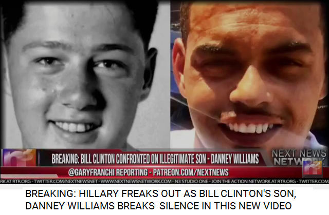 Angeblicher unehelicher Sohn von Bill
                      Clinton (links), Danney Williams (rechts)