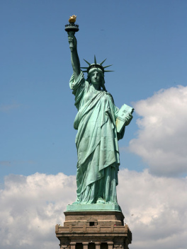 Freiheitsstatue praktisch ohne
                                Br�ste