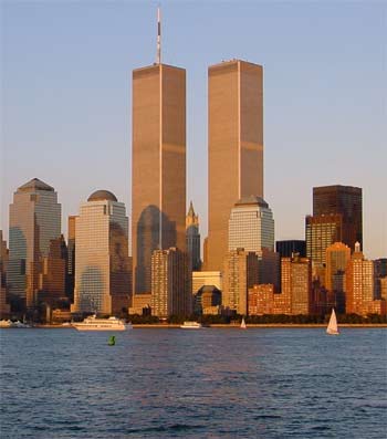 The WTC towers before 11 September
                                2009. The towers themselves represent an
                                "11"