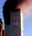Foto 1: un avión toca a una torre del
                          WTC