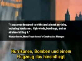 Brown dice: Las torres del WTC fueron
                            preparado para todo, para huracanas, para
                            bombas, y para un impacto de un avin.