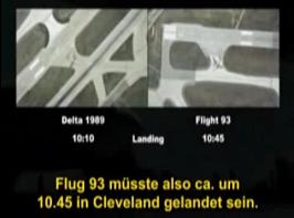 A partir de las 10:45 hay dos aviones
                            en el aeropuerto Hopkins en Cleveland
                            aterrizados de emergencia: Delta 1989 y UA
                            93