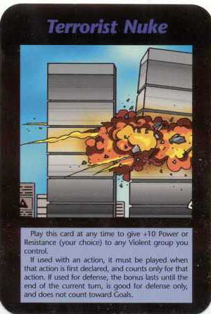 Illuminati-Kartenspiel
                          von 1995: Die zweite Boeing im WTC-Sdturm