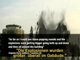 Feuerwehrfrau Karin de Shore berichtet,
                          dass die Explosionen immer grsser wurden