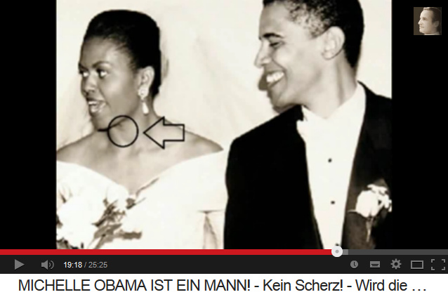 La pomme d'Adam de Michael
                      Obama (alias "Michelle Obama") 02 et la
                      nuque masculin forte
