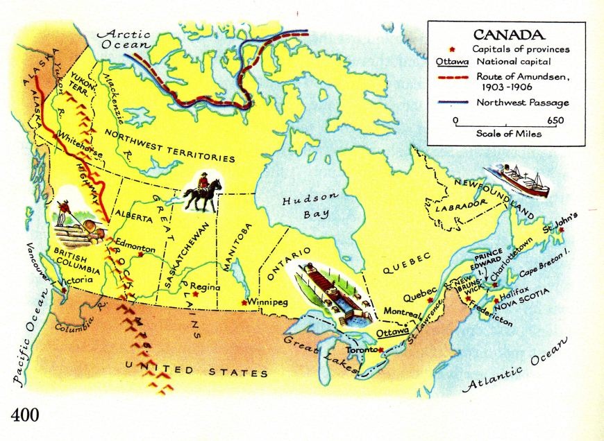 Map of
                    Canada - why the railway is missing?