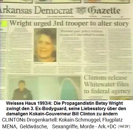 Weisses Haus 1993-1994: Die kriminelle
Propagandistin Betsy Wright zwingt den dritten
Bodyguard, seine Liebeleigeschichte
abzuändern Weisses Haus 1993-1994: Die
kriminelle Propagandistin Betsy Wright zwingt
den dritten Bodyguard, seine
Liebeleigeschichte abzuändern