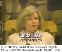 Linda Ives, die Mutter des ermordeten Kevin vom 22. August 1987 Linda Ives, die Mutter des ermordeten Kevin vom 22. August 1987