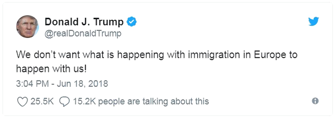 Trump gegen die
                                          kriminelle Zionistin Merkel
                                          und die Einwanderung in Europa
                                          02